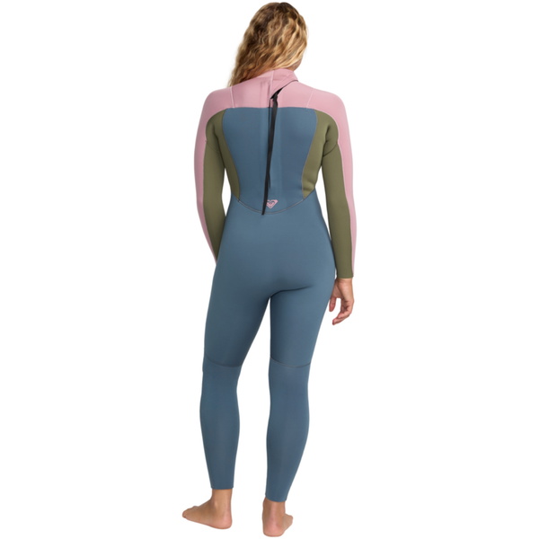 2026 Roxy Womens Prologue+ 4/3mm Back Zip Wetsuit 26BW213516 - Ash